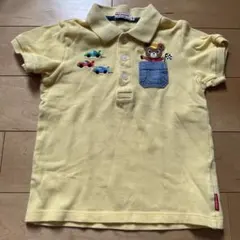 ミキハウス　プッチー　レーシング　ポロシャツ　100