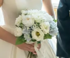 【はる様専用】ウェディングブーケ・ブートニア アーティシャルフラワー 造花