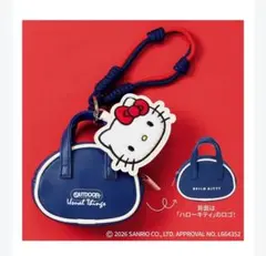 新品未使用★付録 2026年3月 リンネル キティ OUTDOOR ポーチ ④