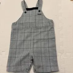 COMME CA DU MODE チェック柄サロペット