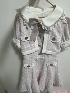 luxebirdieアデルS ワンピジャケットバレッタ3点セットリュクス