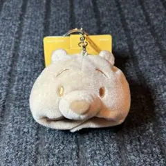ディズニー プーさん ファンキャップ キーチェーン ベージュ