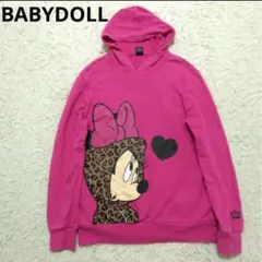 BABYDOLL ベビードール ディズニー ミニーマウス パーカー ピンク Lのサムネイル