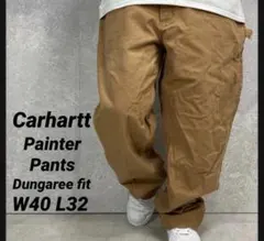 カーハート　ワークパンツ　キャメル　40✖︎32 オーバーサイズ　古着