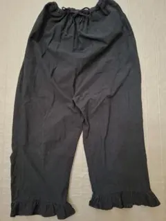 サマンサモスモス　裾フリルペチパンツ　サマンサモスモスパンツ　ポケットあり