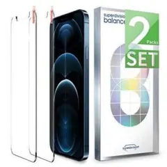 2枚セッ iPhone 12 Pro 12 強化ガラス 液晶 保護 フィルム