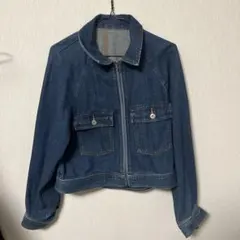 GU ダークブルー デニムジャケット