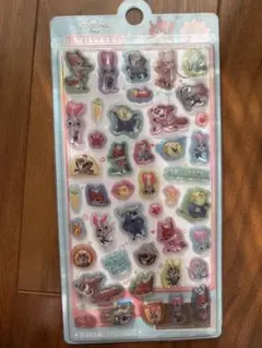 【新品・未使用】ズートピア2 3D立体ぷっくりステッカー シール ディズニー