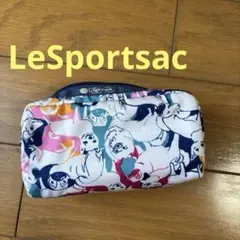 LeSportsac ポーチ 犬 犬柄 レスポートサック