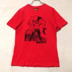 タイガーマスク プリントTシャツ レッド 半袖 (S) グラフィックTのサムネイル