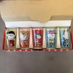 レトロ スヌーピー ピーナッツ コップ タンブラーセット 6個