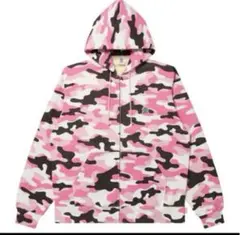 THE BLACK EYE PATCHピンク迷彩パーカー