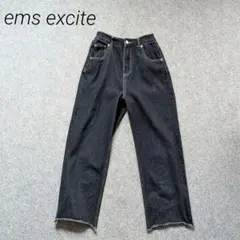 ems excite エムズエキサイト 後ポケット刺繍デニムPT デニムパンツのサムネイル