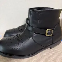 SamanthaMos2 黒フリンジ付きショートブーツのサムネイル