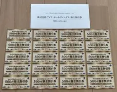 【ヴィア・ホールディングス】 株主優待券 10000円分