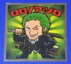 ワンピースマン「ゾロ」チョコシールRED