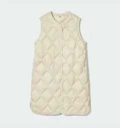 UNIQLO ユニクロ ウルトラライトダウン ロングベスト オフホワイト