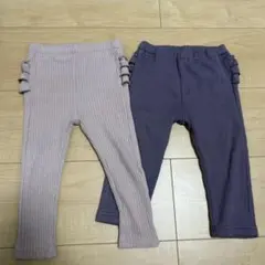 プティマイン　フリル付きパンツ　2枚セット
