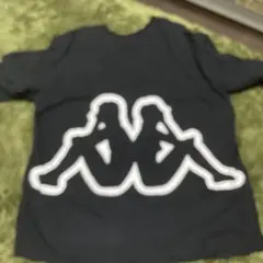 Kappa ポケット付き Tシャツ ブラック