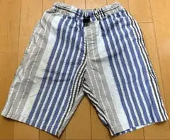 BREEZE ハーフパンツ ストライプ 130cm