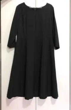 新品　ネイビー　ロングワンピース 未使用　フォーマル　卒業　入学　濃紺　卒入学