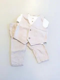 H&M ベージュ セレモニースーツ 3-9M