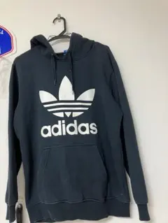 アディダスフード付きトレーナーＬ
