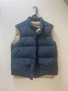 80s Woolrich ネイビー ダウンベスト Lサイズ