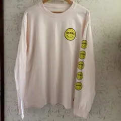 Dickies ディッキーズ スマイル 長袖Tシャツ ロンT ピンク XLのサムネイル