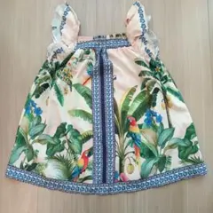 SHEIN　ベビー　ワンピース　ボタニカル　バカンス　南国　18-24Мのサムネイル