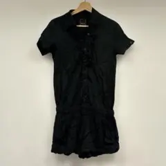 MAISON GILFY 半袖オールインワン ブラック Mサイズのサムネイル