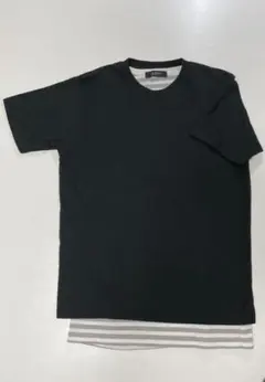 美品　ナノ・ユニバース　Tシャツ　タンクトップ　セットアップ　黒　ボーダー