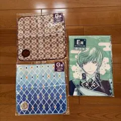 刀剣乱舞　みんなのくじ　ロングタオル　モチーフハンドタオル　3点