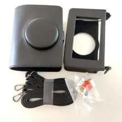 instax mini Evo MINI チェキ　ケース　黒　ショルダー　未使用
