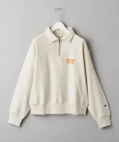 Champion × BEAUTY&YOUTH■別注 ハーフジップ スウェット
