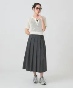 【完売品】Ray BEAMS メッシュ ニット ポロシャツのサムネイル
