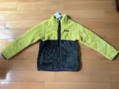 BREEZE フリースジャケット サイズ140 黄緑/深緑新品