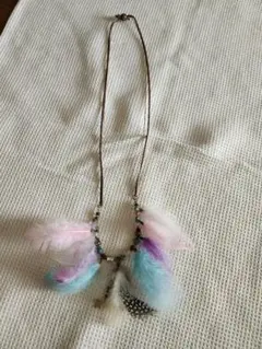 [チャイハネ]ボヘミアンスタイル ネックレス 羽根