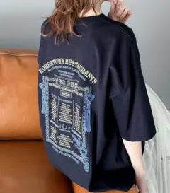Java 刺繍ビッグロゴオーバーサイズロックTシャツ Tシャツ