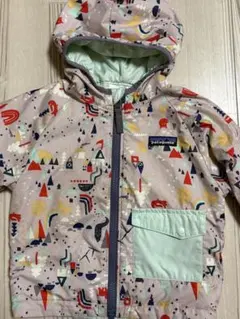 美品 patagonia パタゴニア リバーシブル 中綿ブルゾン12-18M