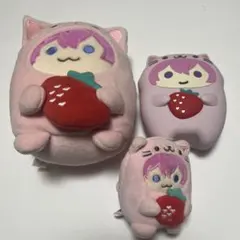 すとぷり　さとみくん　あにまるぬいぐるみ　ますこっと　しりこんぽーち