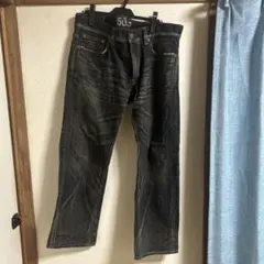 エドウィン 503 ブラック デニム ジーンズ ブルートリップ W36 L34