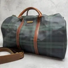 幅55cm ポロ ラルフローレン ボストンバッグ 大容量 PVC レザー