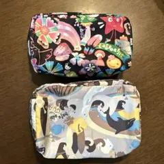 LeSportsac カラフルポーチ 中型