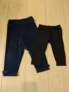 レギンス フリースパンツ セット 80