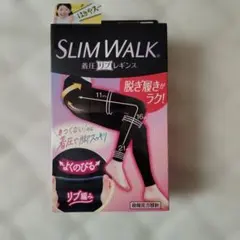 SLIM WALK 着圧リブレギンス M-L