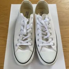 (美品)CONVERSE ホワイト ローカットスニーカーのサムネイル