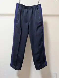 Needles トラックパンツ XS ネイビー×パープル　ストレートのサムネイル