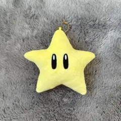スーパーマリオ　スター　キーホルダー　ストラップ