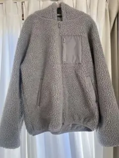 ray cassin favori ボアジャケット グレー フード付き